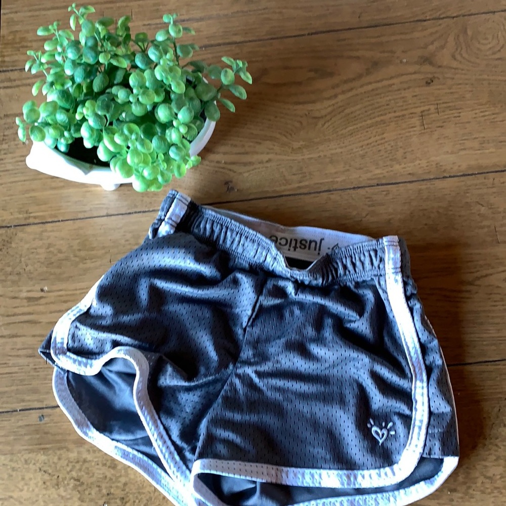 Justice size 7 girls mesh shorts